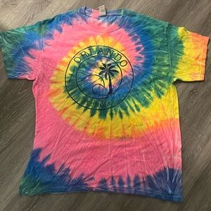 Orlando Florida tie die t-shirt